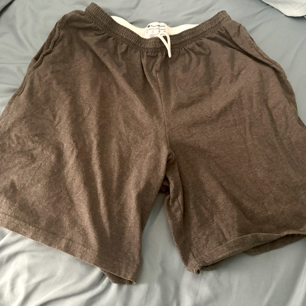 Champion Grey Shorts. Tie Inside. Sz L